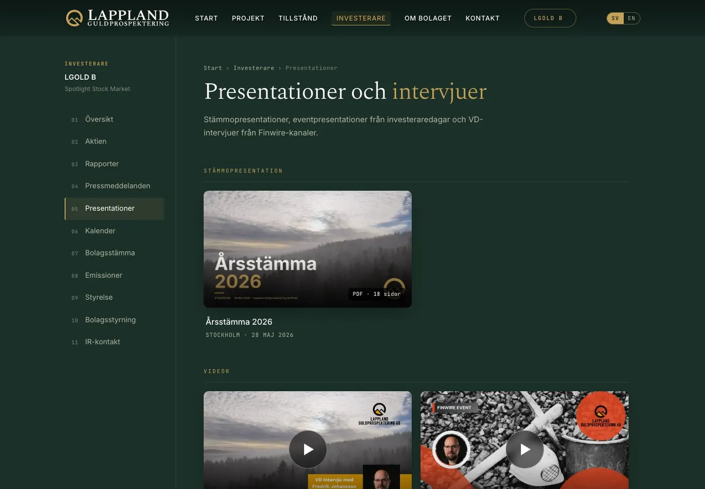 Presentationer